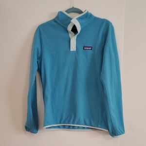 Patagonia Teal Fleece Pullover